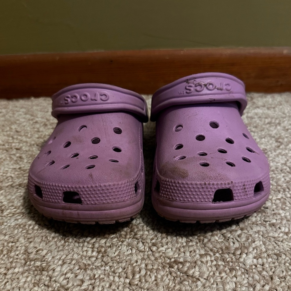 Lilac Crocs